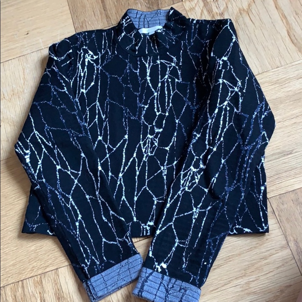 Fancy slightly cropped turtle neck